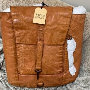 Frye and co rubie backpack in burnt orange